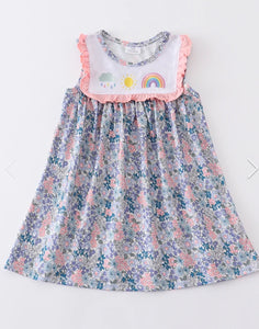 Rainbow floral dress my