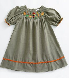 Scarecrow smocked dress