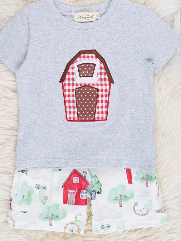 Boys barn short set