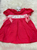 Melon machine smocked girls multi cross dress