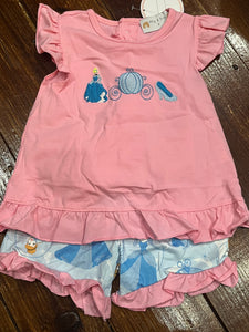 2t Cinderella short set