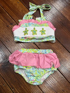 Lily sea turtle swim suit