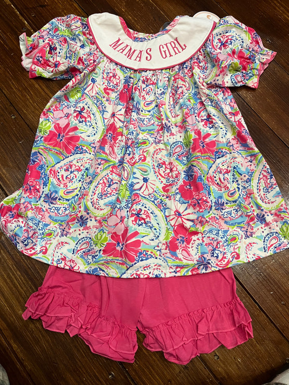 6 lily mamas girl short set