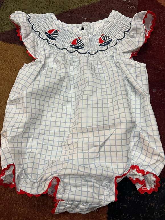 18/24m sailboat smocked bubble