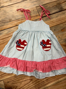 Minnie Mouse flag dress