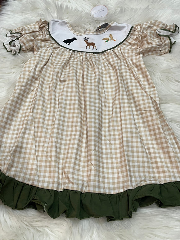 Dog deer duck dress