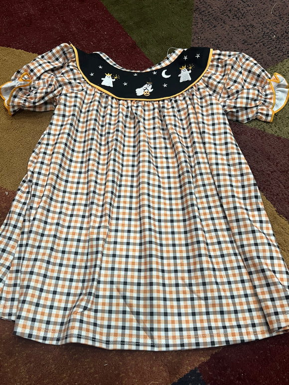 Ghost plaid black dress