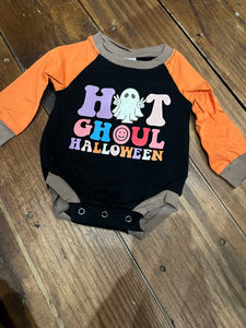 Hot ghoul Halloween romper