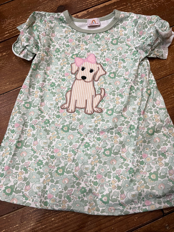 18m floral puppy dress