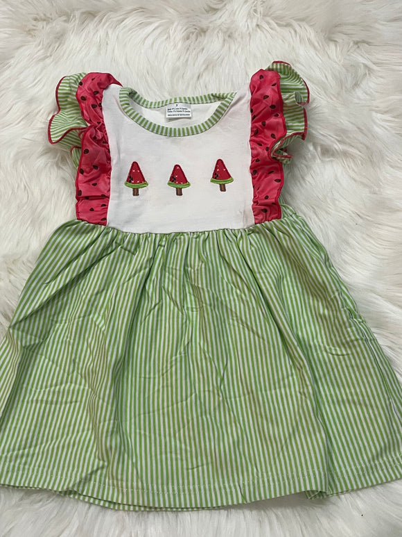 Watermelon trio pop dress