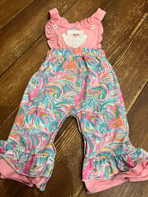 6/12m Lilly Santa overall