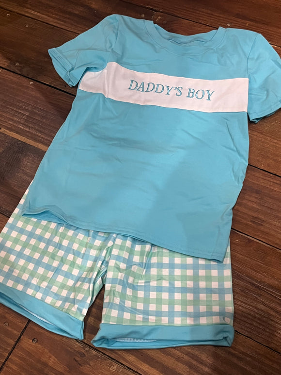 8 daddy’s boy short set