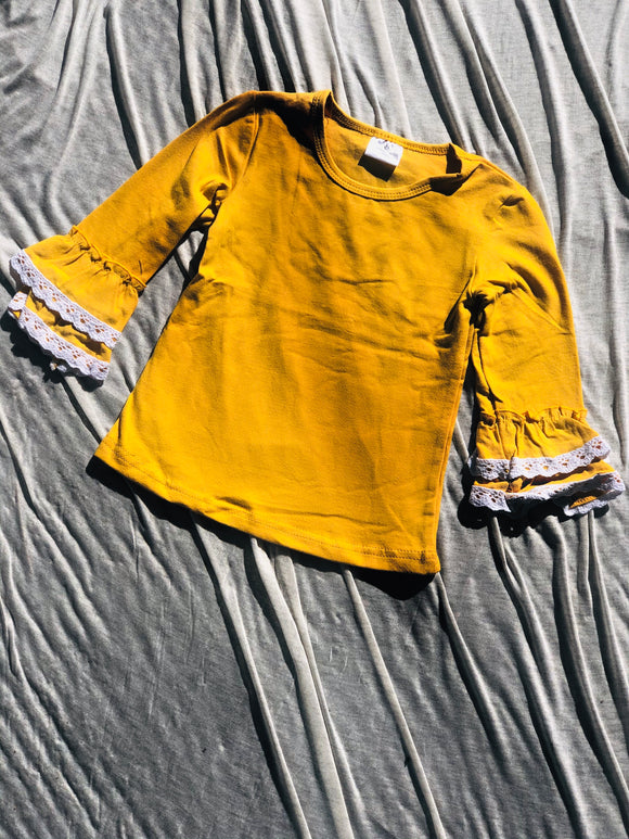 Yellow boutique top