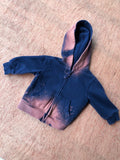 9m bleached distressed hoodie unisex