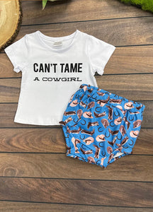 Cant tame cowgirl bummies set