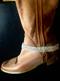 Ladies adult boot bling cuffs