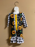 Sunflower boutique ruffle romper