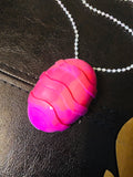 Easter egg crayon necklace approx 2.5 inch