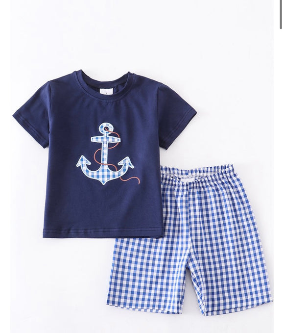 Anchor shorts set