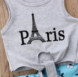 Paris bell bottom summer pants outfit