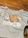 Peace Love Cows denim set