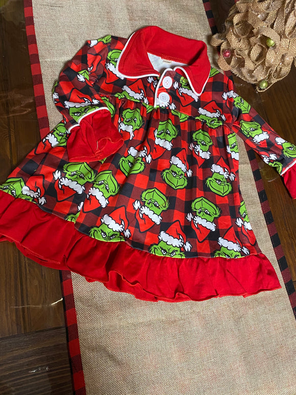 Grinch Christmas gown