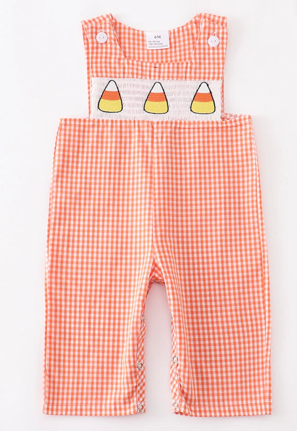 Candy corn smocked longall