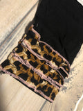 Bull skull leopard ruffle Capri summer outfit