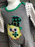 Owl St. Patrick’s Boutique Romper